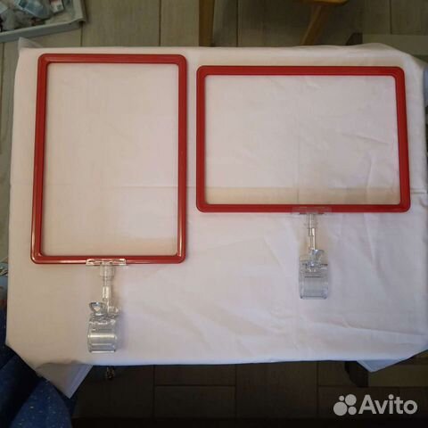 Рамка пластиковая А4 с держателем