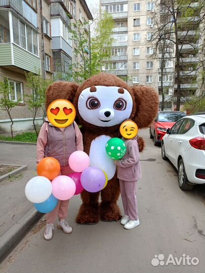 Ростовая кукла поздравления Кинг Конг Белый Мишка