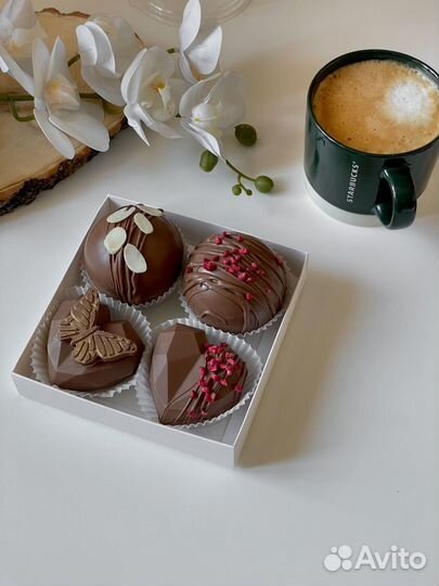 Шоколадные бомбочки с маршмеллоу