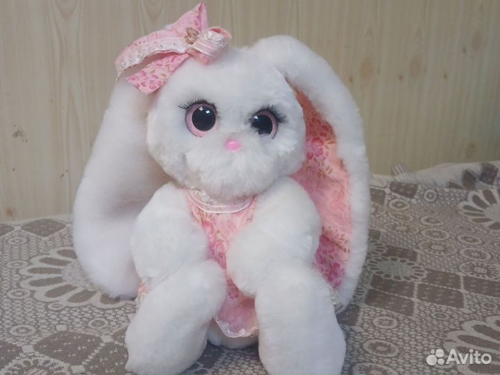 Мягкая игрушка зайка, ручной работы