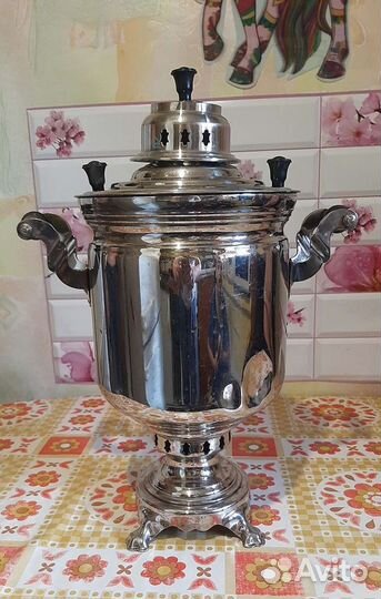 Самовар угольный старинный