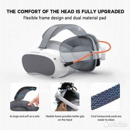 Крепление bobovr P4 + Аккумулятор