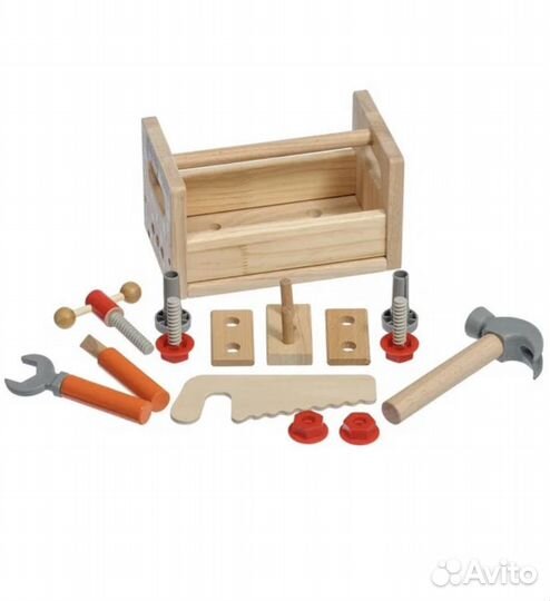 Развивающая деревянная игрушка инструменты