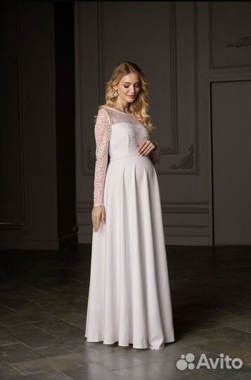 Платье свадебное для беременных