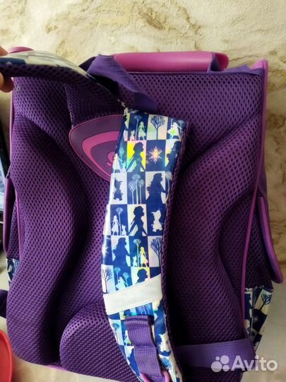 Рюкзак, зимние санки, коляска-трость