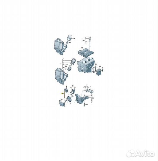 Цепь привода масляного насоса 03C115225A