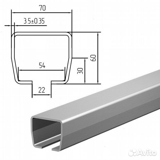 Комплект для откатных ворот furniteh 6+ автоматика