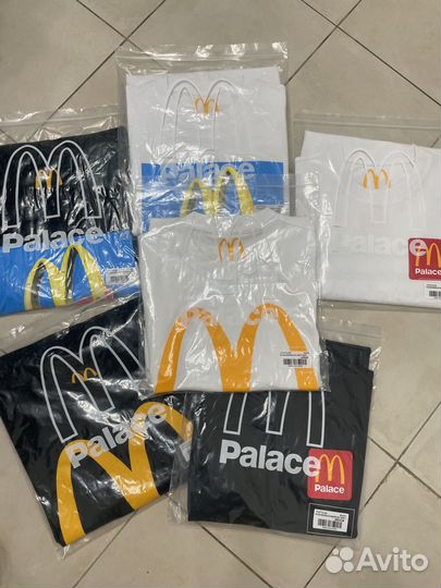 Футболка Palace Mcdonalds S,M,L,XXL Оригинал