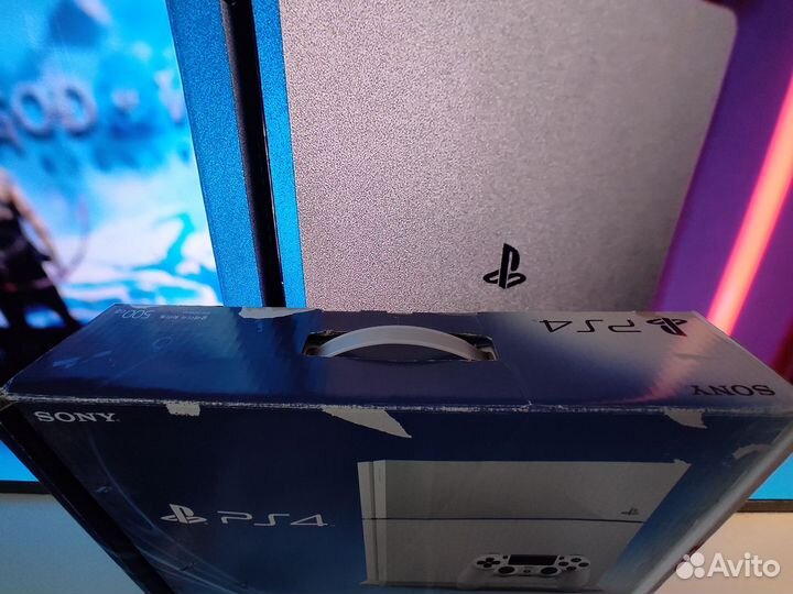 Sony PlayStation 4 Fat White Коробка