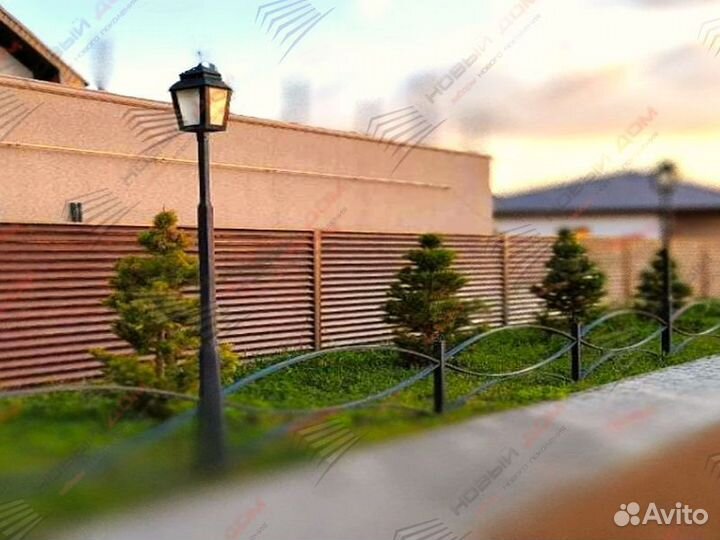 Забор жалюзи из металла