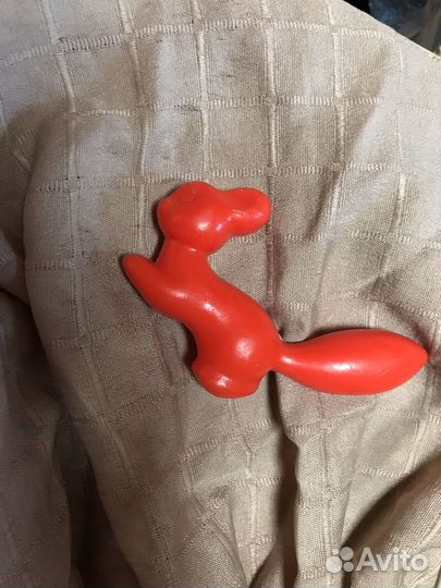 Игрушка пластмассовая белка СССР дутыш