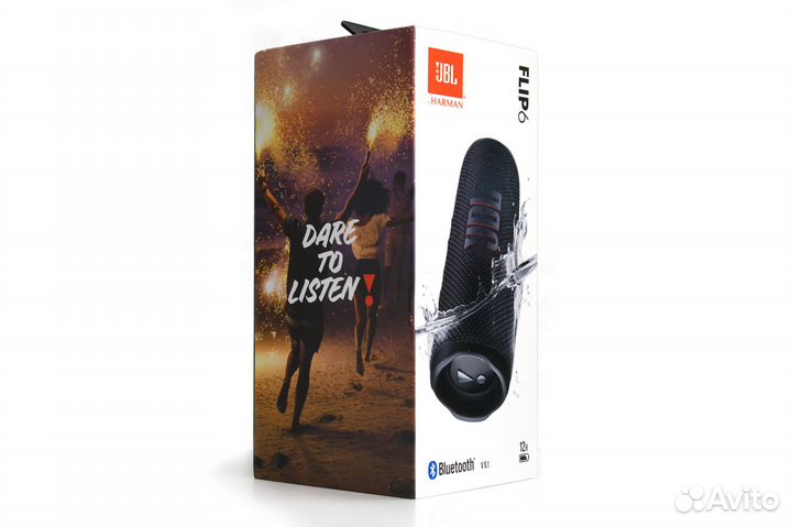 Колонка JBL Flip 6 Black Оригинал Новая