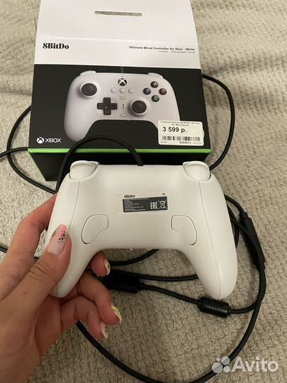 Геймпад проводной 8BitDo ultimate for Xbox белый