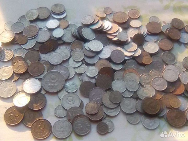Монеты разные