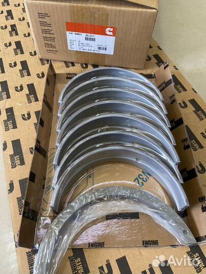 Вкладыши коренные(+0,25) Cummins KTA19 KTA38 KTA50