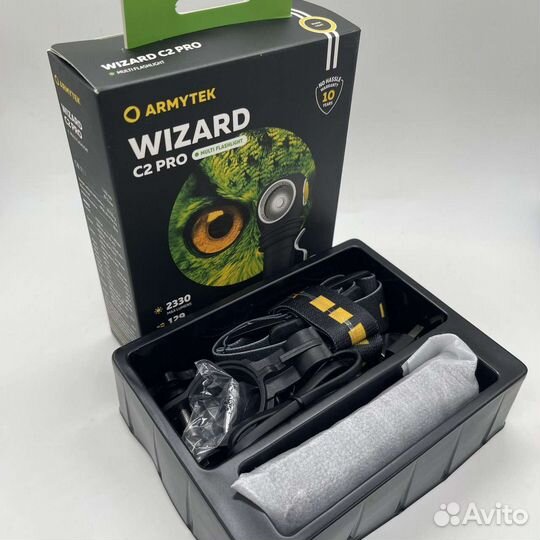 Armytek wizard C2 PRO magnet USB (теплый свет)