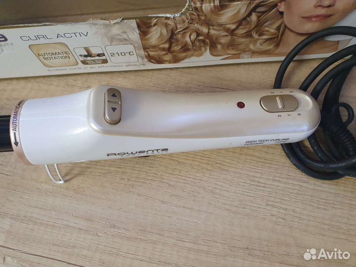 Плойка стайлер щипцы rowenta curle active