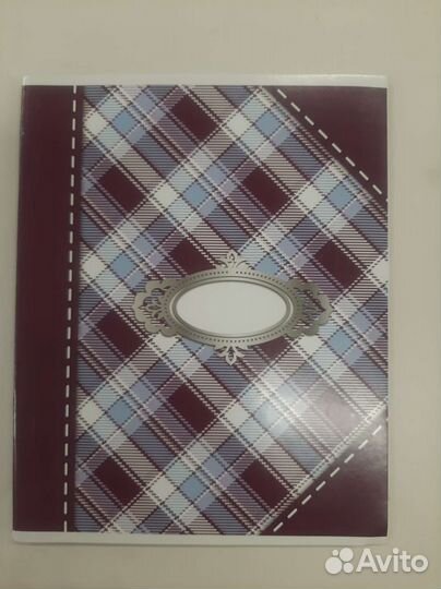 Тетрадь 48л лин А5 Шотландка мелов картон ассорти