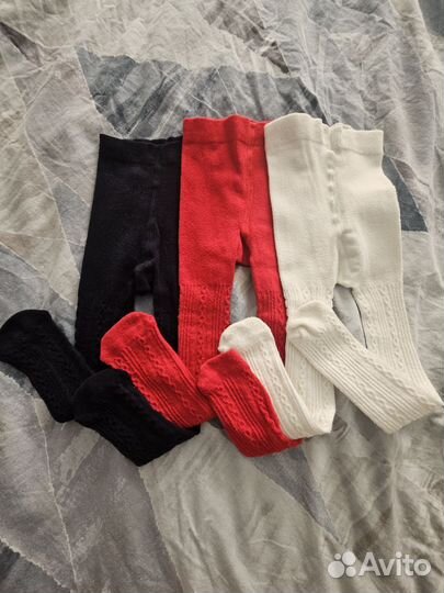 Колготки Next 3 пары размер 68 74