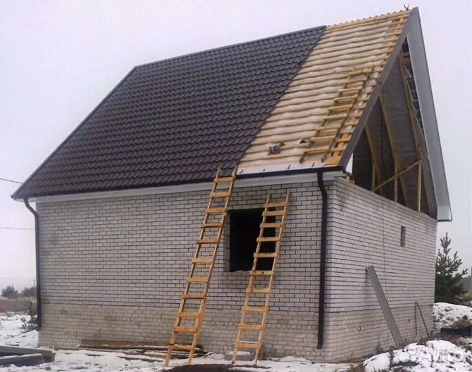 Крыша кровельные работы