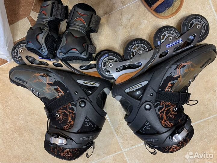 Роликовые коньки мужские 42,5 ролики