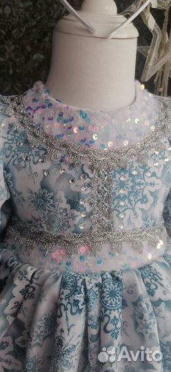 Платье новогоднее для девочки 80 92 98 104 110