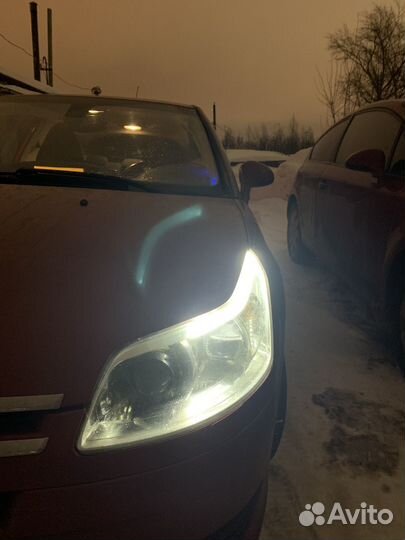 Фары BI-Led на citroen c4 LA/LC