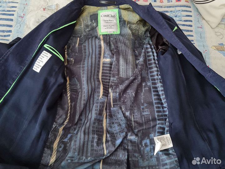 Пиджак на мальчика рост 140-146