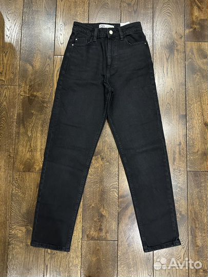 Джинсы zara mom