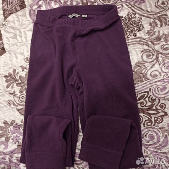 Флисовые брюки для девочки