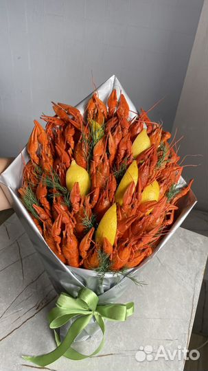 Мужской букет из раков