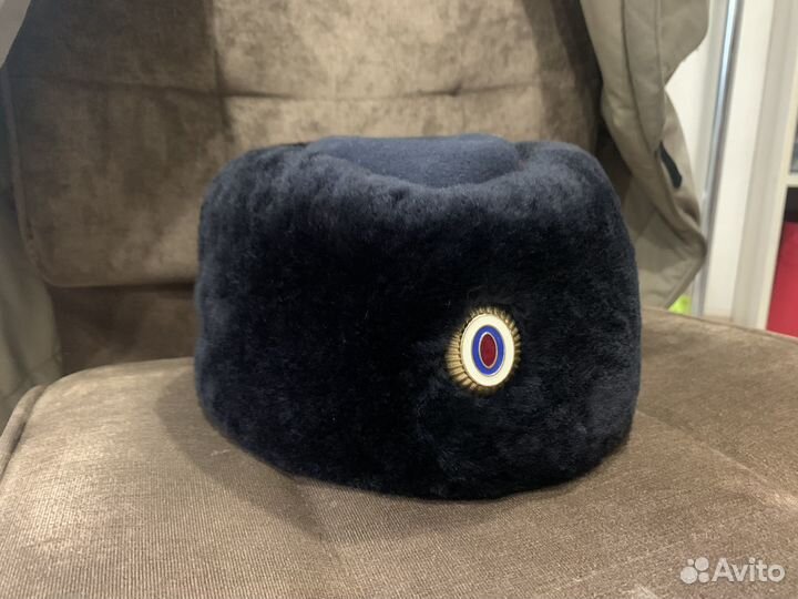 Женская зимняя шапка полиция