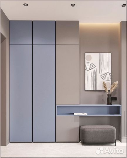 Линейные гардеробные под заказ