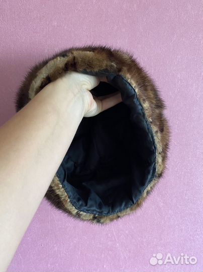 Шапка норковая берет
