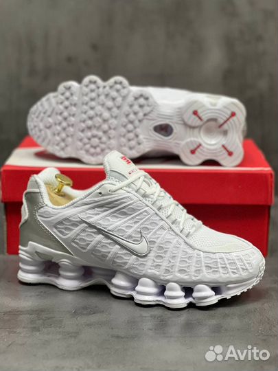 Nike Shox TL White Metallic Silver