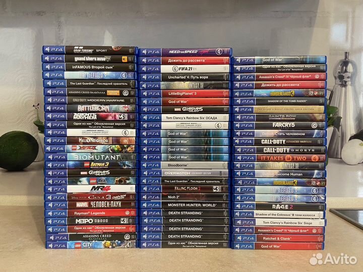 Игры на дисках PS4, PS5
