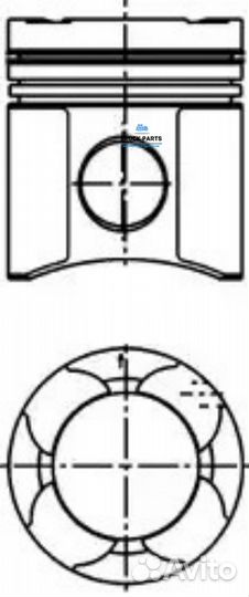 Kolbenschmidt 99330600 Поршень MAN TGA