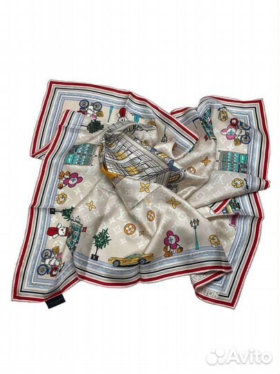 Шелковый платок louis vuitton