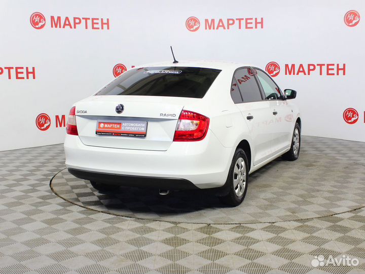 Skoda Rapid 1.6 МТ, 2016, 79 300 км