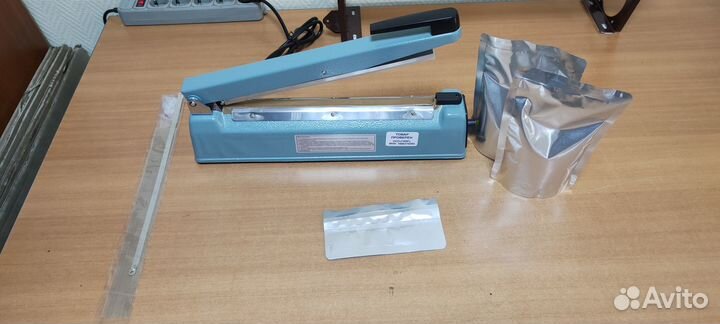 Запайщик пакетов FS-300B 30см шов 8мм паяет Реторт