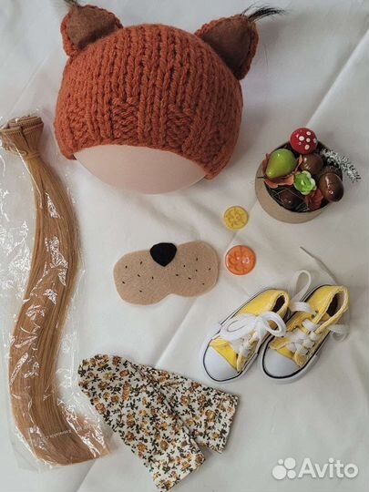 Текстильная кукла Белочка, заготовка