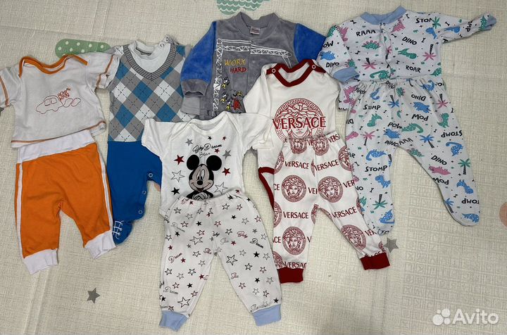 Вещи пакетом на мальчика 0-6