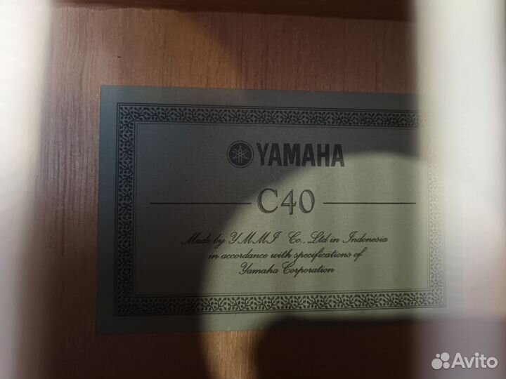 Yamaha c40 + чехол
