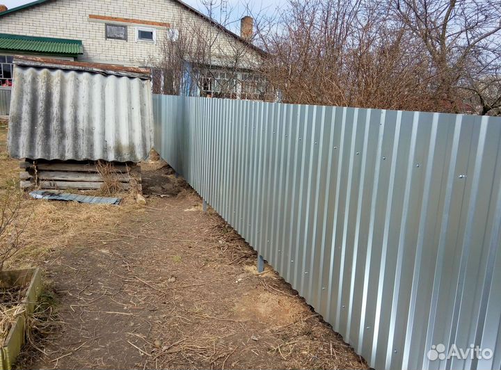 Забор из профнастила