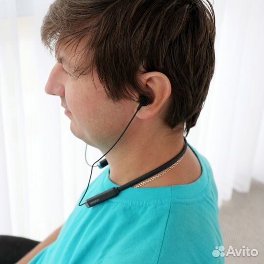 Спортивные наушники с шейным ободом, новые