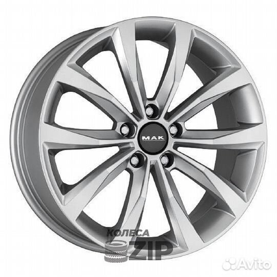 MAK Wolf 8x18 5*112 ET30 DIA57.1 Silver Литой