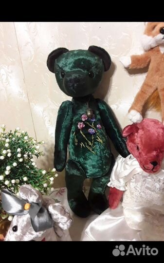 Плюшевый мишка тедди хб винтаж47 см Торг