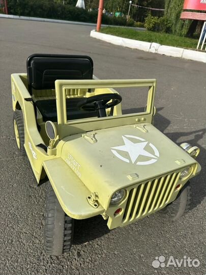 Детский электромоюиль с пультом управления