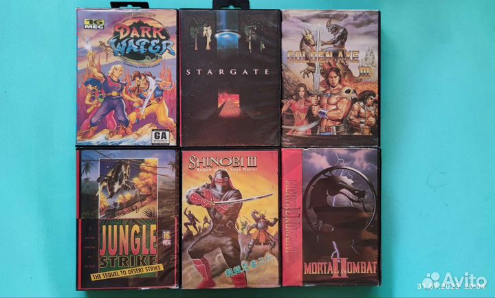 Игры Sega mega drive 2 картриджи из 90-х