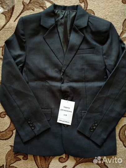 Пиджак новый р134, 140